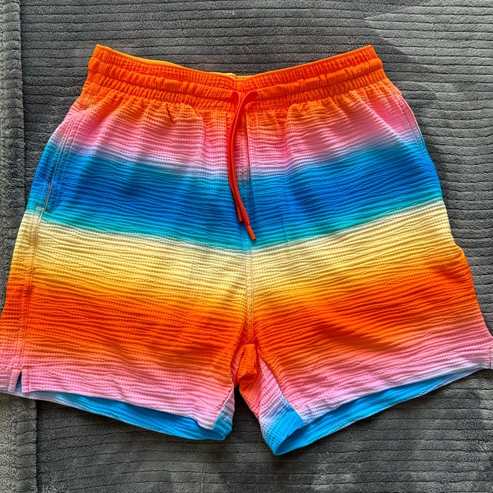Blaclkbough Men's Swim Shorts / Sunset. Never been worn